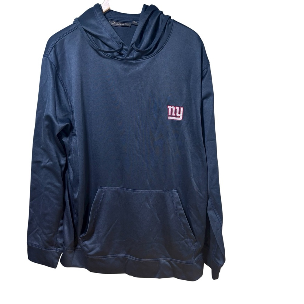 Dunbrooke Mens New‎ York Giants Hoodie Navy NFL Performance Sweatshirt XL #574